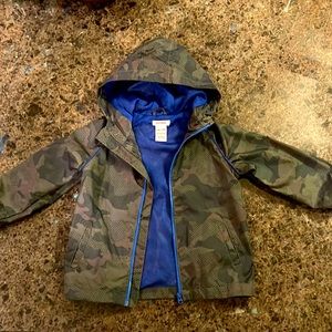 Joe Fresh lightweight nylon Camouflage Wind jacket Sz 18-24 Months 2T